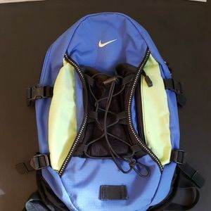 Nike backpack blue and light green